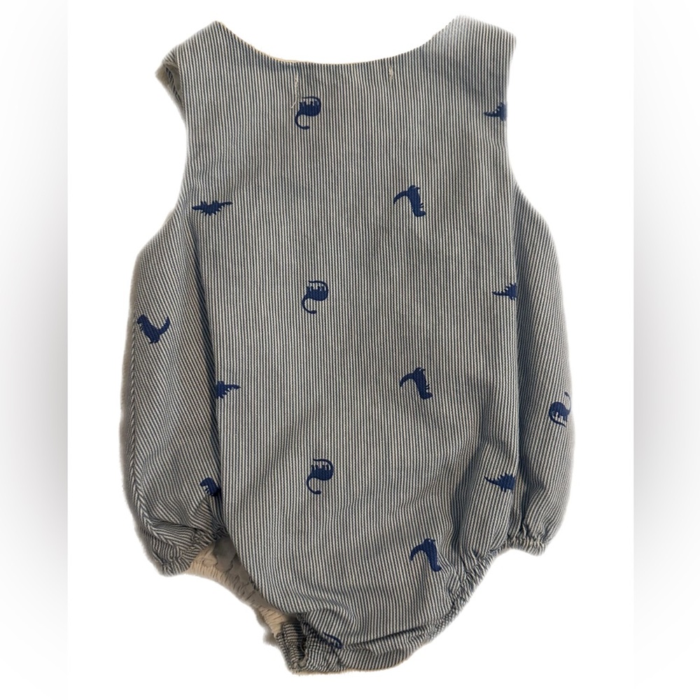 Tommy Bahama Dino Romper Onesie Set 3-6M - Picture 2 of 4